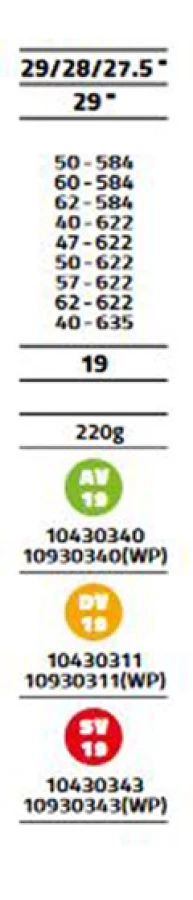 Fahrradschlauch Schwalbe No.19 | 27,5" | 28" | 29" â Bild 2