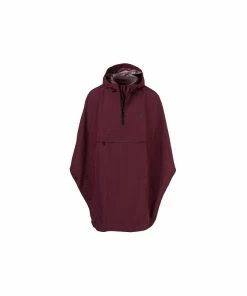 AGU Unisex Regenponcho Grant Wine Red ONESI