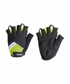 BBB Handschuhe Sommer Highcomfort Kurzfinger Unisex, Schwarz-neongr&uuml;n XXL