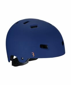 BBB Helm Billy Für BMX Dirt Kids, Unisex Blau-orange Matt S 49.5 - 54 Cm