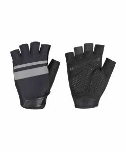 BBB HighComfort 2.0 Handschuhe, Schwarz, L Reflektierende Streifen