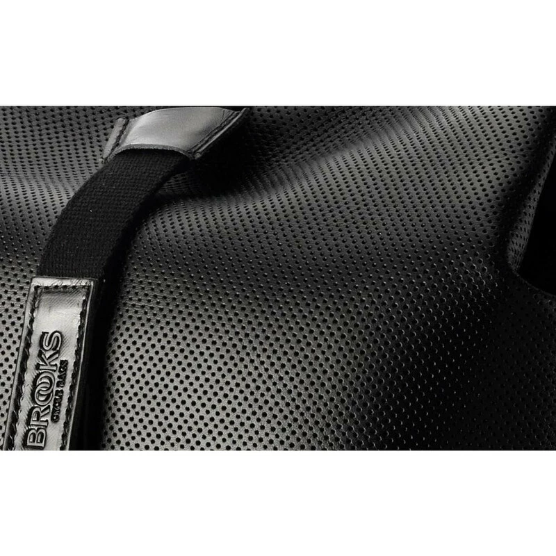 Brooks PICKWICK Rucksack 12l, Reflective Leather, Black Rollverschluss, Lochleder Mit Reflektierender Fütterung â Bild 2