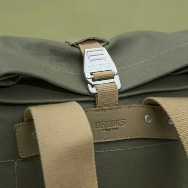 Brooks PICKWICK Rucksack 26l, Black/black Medium, Rollverschluss, Canvas â Bild 5