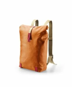 Brooks PICKWICK Rucksack 26l, Goose Beak/maroon Medium, Rollverschluss, Canvas