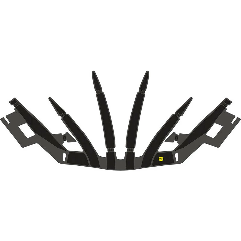 IXS Pad Kit MIPS Trail EVO Schwarz XLW