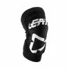 Leatt Knee Guard 3DF 5.0 Zip Schwarz/weiss XXL