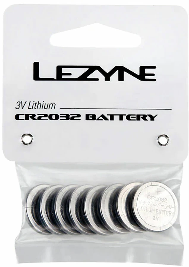Lezyne CR 2032, 3 Volt Batterie Für Femto Drive LED Light, 8 Stück