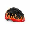 MET Helm Hooray, Black Flames, Glossy, S 52-56