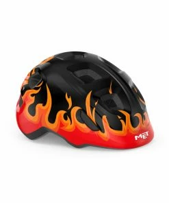 MET Helm Hooray, Black Flames, Glossy, S 52-56
