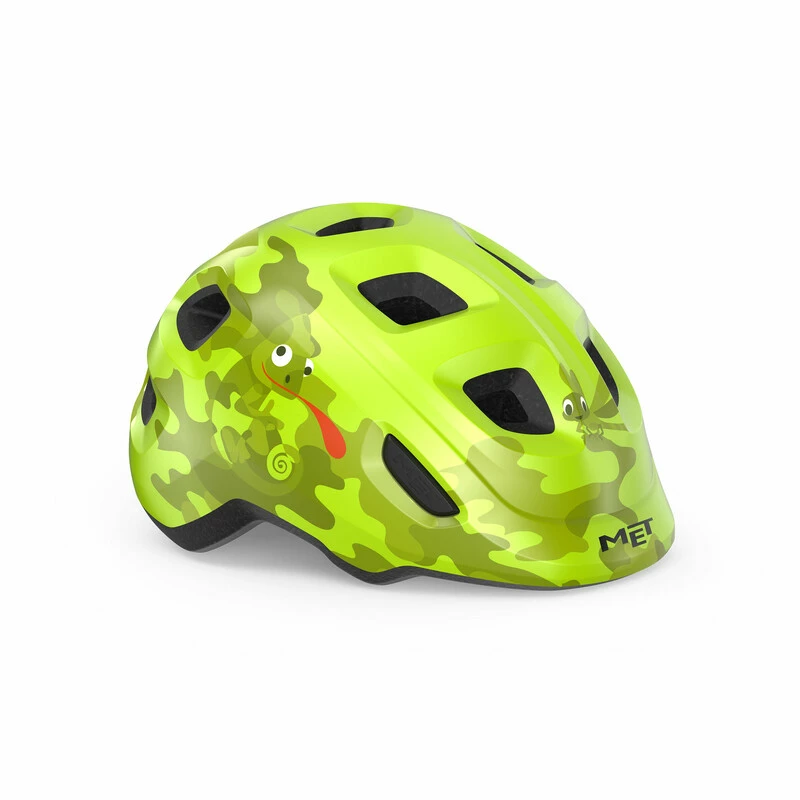 MET Helm Hooray, Lime Chameleon, Glossy, S 52-57