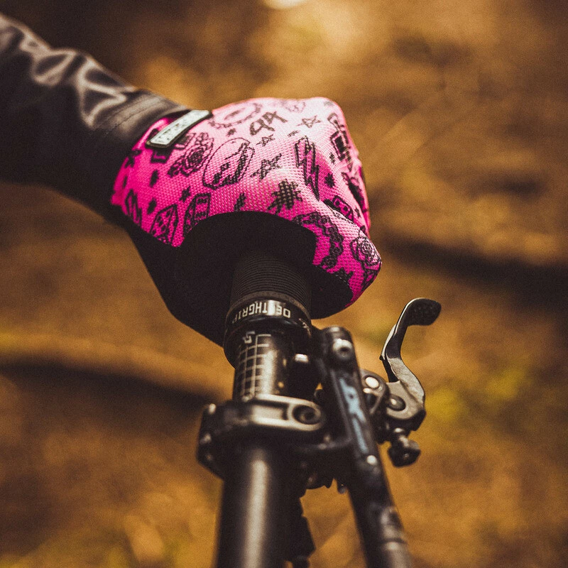 Muc-Off Lightweight Mesh Ride Gloves - Pink Pink L â Bild 4