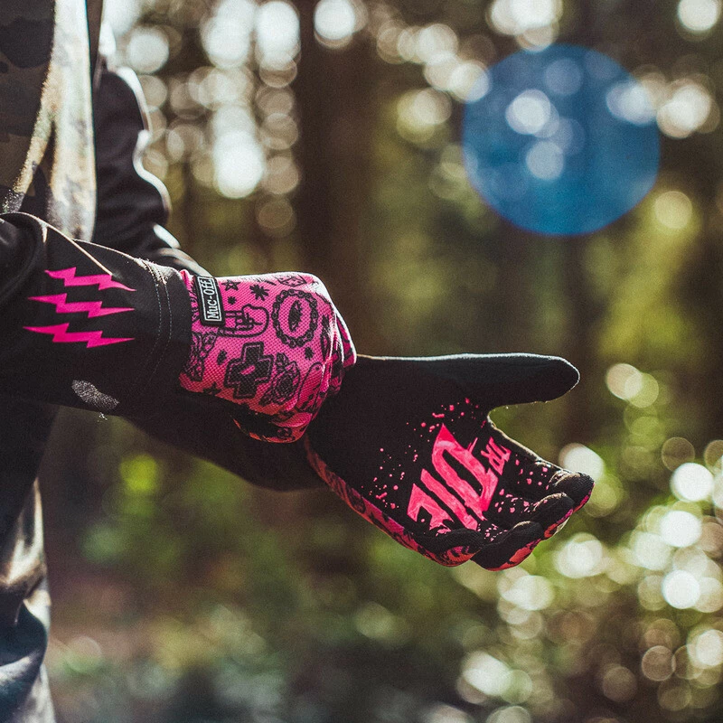 Muc-Off Lightweight Mesh Ride Gloves - Pink Pink XL â Bild 2