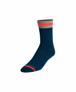 PEARL IZUMi Flash Reflective Sock Navy Screaming Red S