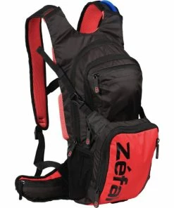 Zéfal Rucksack Mit Trinksystem Z Hydro Enduro, 420 X 250 Mm, 11L Inkl. 3L Trinkblase, Schwarz/rot