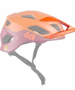 SIXSIXONE CREST HELMET VISOR ORANGE/BURGUNDY OS