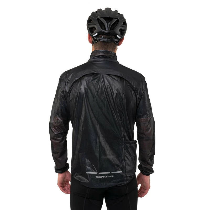 Tucano Urbano Nano Rain Corsa Jacke Unisex Schwarz M â Bild 4