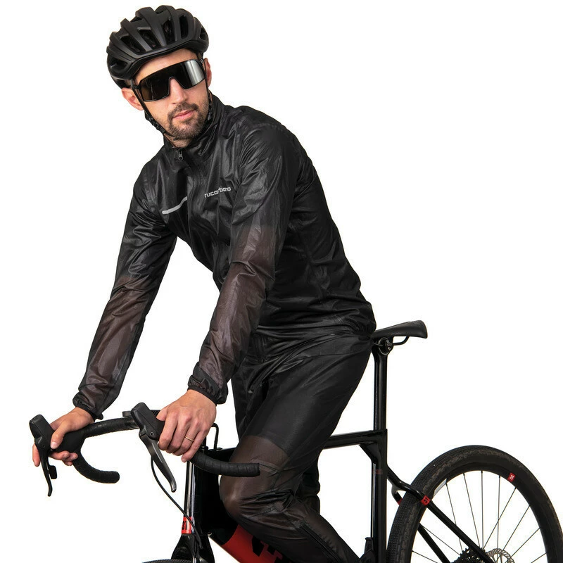 Tucano Urbano Nano Rain Corsa Jacke Unisex Schwarz M â Bild 6