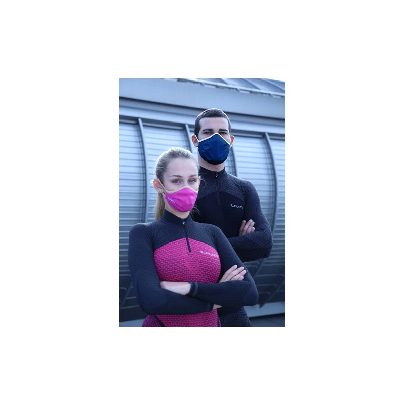 UYN Community Mask Plus Viroblock Navy Pearl Grey L â Bild 3