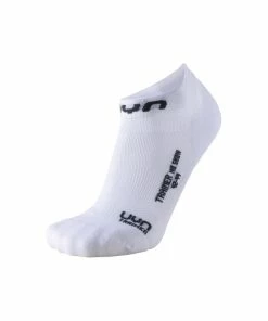 UYN Man Trainer No Show Socks White / Grey 45-47