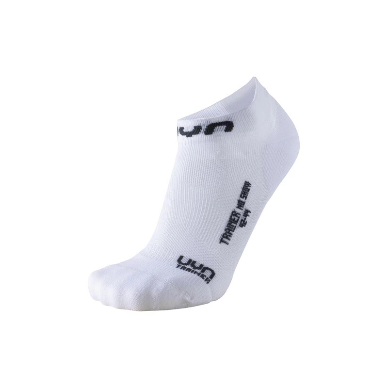 UYN Man Trainer No Show Socks White / Grey 45-47