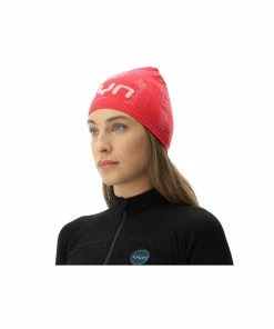 UYN Unisex Vibe Beanie Geranium/white 1