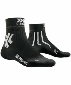 X-SOCKS Men Run Speed Two 4.0 Opal Black/arctic White 35-38