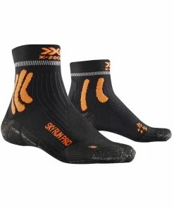 X-SOCKS Men Sky Run Pro 4.0 Opal Black/trick Orange 35-38
