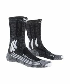 X-SOCKS Woman Trek X Linen Dolomite Grey Melange/opal Black 37-38